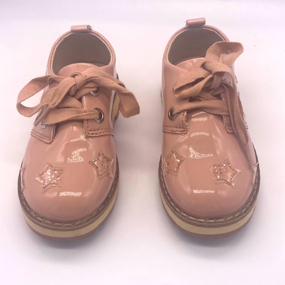 Zara ⭐️Star Pink Mauve Lace Shoe - Picture 1 of 7